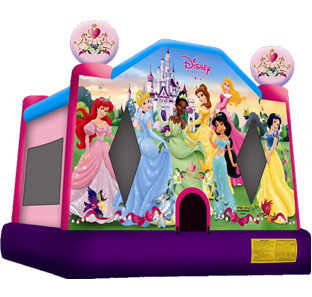 disney-princesses bounce house