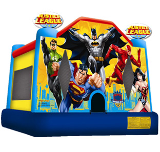 justice-league bouncehouse